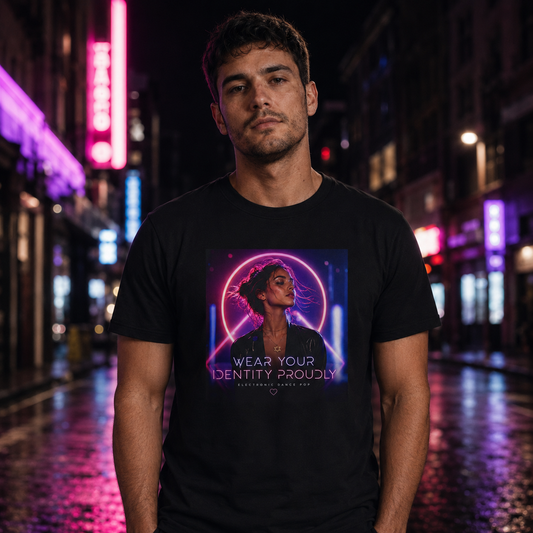 MEEHAL "Wear Your Identity Proudly" Tee — Black