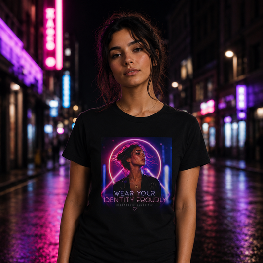 MEEHAL "Wear Your Identity Proudly" Tee — Black
