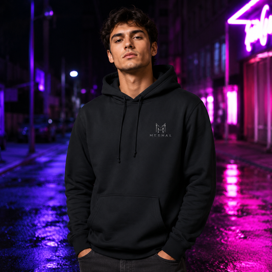MEEHAL Signature Hoodie — Black