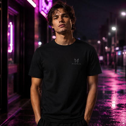 MEEHAL Signature Tee — Black