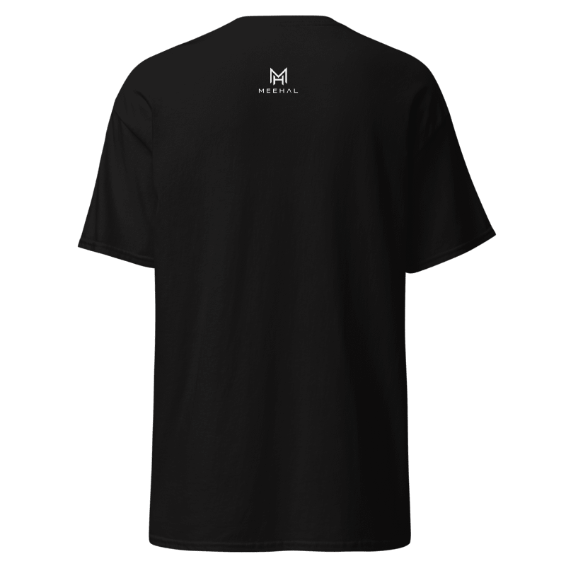MEEHAL לא בא לי Tee, Black